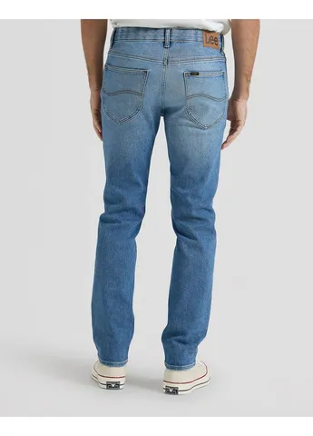 Голубые демисезонные джинсы rider (112376397) Slim Fit Lee