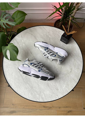 Білі Осінні кросівки аdidas ozmillen white silver black if4015 No Brand