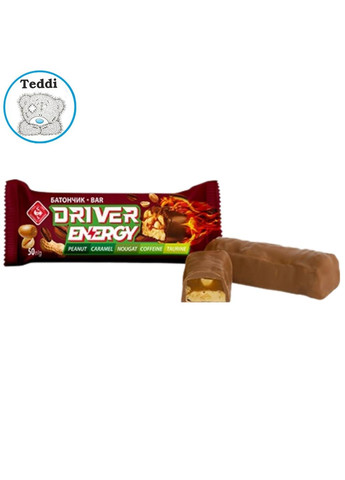 Батончик "Driver" ENERGY 24*50г. (цена за 1 блок 24шт.) Житомирські ласощі (370287039)