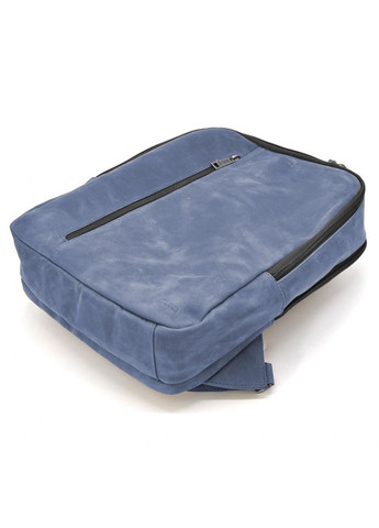 Шкіряний Рюкзак чоловічий синій для ноутбука RK-7287-3md кінська шкіра TARWA (306373271)