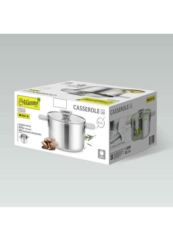 Каструля з кришкою MR-3521-18 2,5 л 18 см Maestro (335972046)