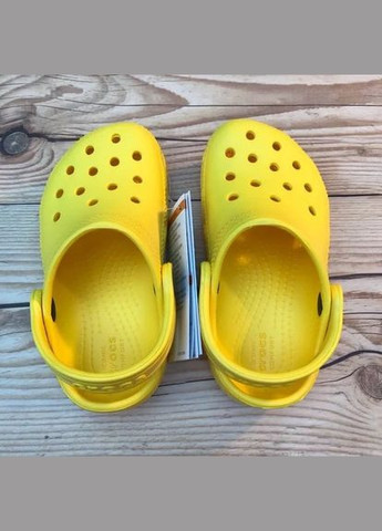Желтые classic clog kids крокс сабо классик детские Crocs