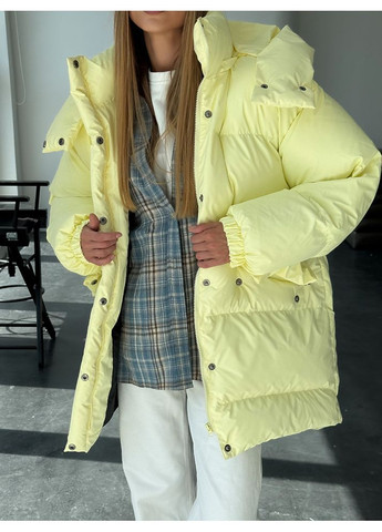 Жовта куртка rudy (подовжена) колір масло рейнс milirud