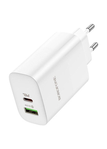 Сетевое зарядное устройство BN10 Sunlight PD65W dual port(1A1C) charger White Borofone (322222795)