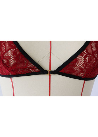 Червоний демісезонний сексуальний комплект спідньої білизни "red" м No Brand