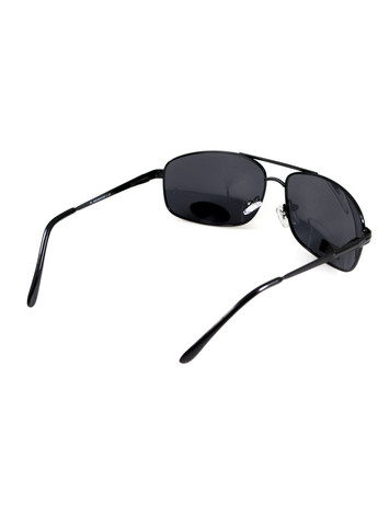 Окуляри поляризаційні BluWater 2 Polarized (gray), чорні в металевій оправі Navigator (362355837)