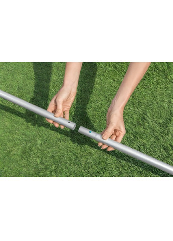 Набор комплект пылесос с насадками сеткой алюминиевой палкой сачком для чистки мытья бассейнов до 396 см (480566-Prob) Unbranded (337664936)