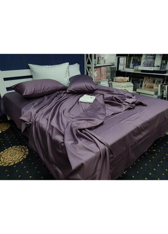 Постільна білизна Фіолетовий(321), сатин PREMIUM Евро розмір, наволочки 50/70 No Brand (363190810)