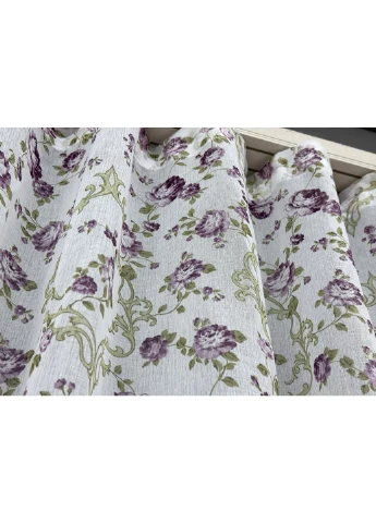 Тюль 1145т Flora Батист Різнобарвний 300х270 см (40-905) VR-Textil (298125214)