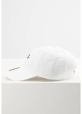 Бейсболка унисекс H86 Futura Washed белая с логотипом, регулируемая, хлопок Nike (386099603)
