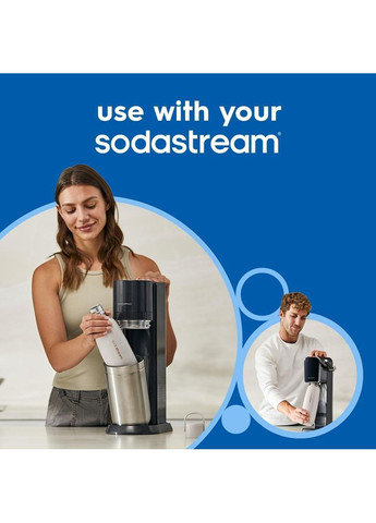 Бутылка-Термос Fizz&Go Cool Stainless Steel - 900 мл, Песочный Цвет SodaStream (372154198)