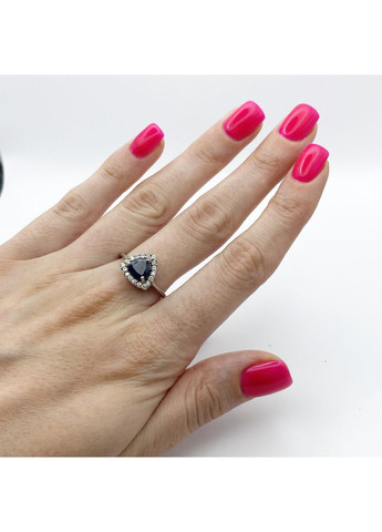 Кольцо серебряное с сапфиром 18,5 2,63 г No Brand (370142417)