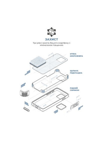 Чохол до мобільного телефона (ARM76998) ArmorStandart ICON2 Case Apple iPhone 15 Pro Light Blue (357238722)
