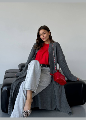 Жіночий кардиган довжини максі без застібки MonCher (347584656)