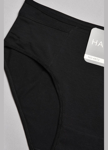 Трусы женские полубатальные чёрного цвета Let's Shop (317638214)