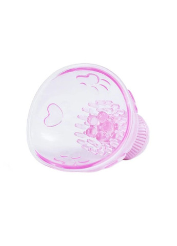 Вибратор в виде чаш для сосков BeYourLover с ротацией, розовый No Brand (330617730)