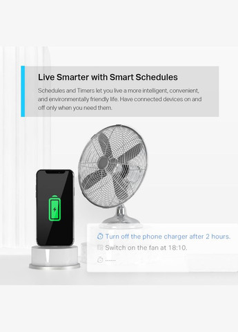 Смарт-розетка Tapo P115 N300 16A з функцією моніторингу використаної енергії TP-Link (316466012)