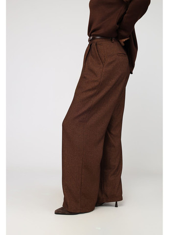 Штани палаццо жіночі колір коричневий ЦБ-00286461 Yuki (368824284)