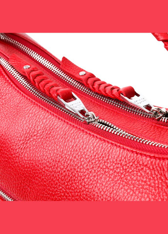 Вмістка жіноча сумка шкіряна червоний 20849 Karya (329195588)