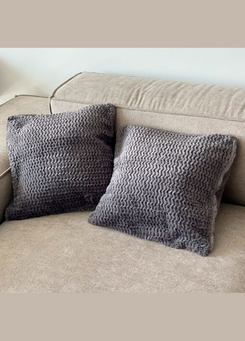 Наволочка 40х40 см Miss Lucу серый полиэстер Florina Наволочка 40х40 см Miss Lucу серый полиэстер (304727553)