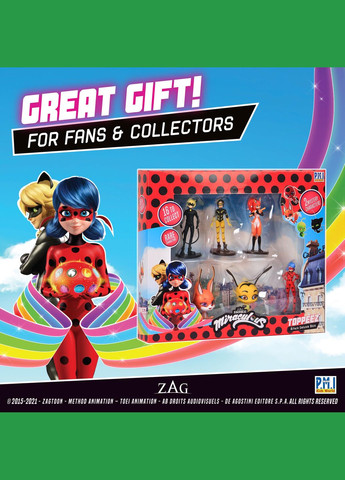 Набор фигуроктоперов Леди Баг Делюкс, 8 шт. (MLB2070_A) Miraculous (300278041)