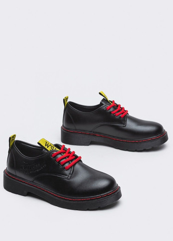 Dressa туфлі зі штучного матеріалу на товстій підошві чорний з, україна — демісезон (331643855)