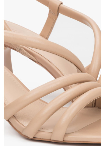 Босоніжки, колір бежевий Estro (367179601)