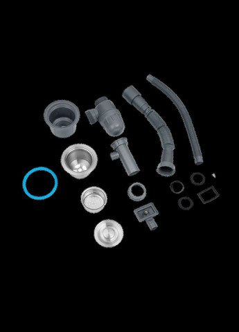 Комплект кухонной мойки KRP Schwarze - 50х50HM PVD Kroner (336935244)