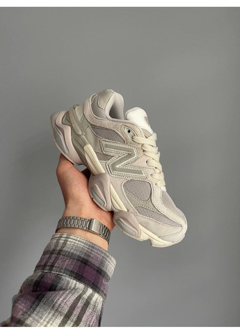 Кроссовки женские и мужские New Balance 9060 Grey Beige | Нью Беланс 9060 серые No Brand серые демисезоны (354331258)