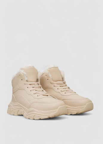 Кросівки жіночі зимові на хутрі, колір бежевий, 248RDM08 Stilli бежеві всесезони (315317276)