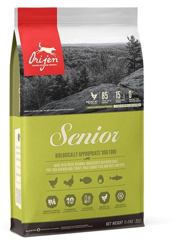 Сухой корм для пожилых собак всех пород Senior 11.4 кг (o18612) Orijen (280951567)