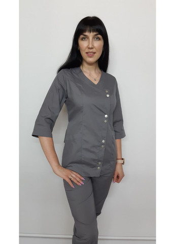 Жіночий медичний костюм Китай котон кнопки три чверті рукав 58, No Brand (361360334)