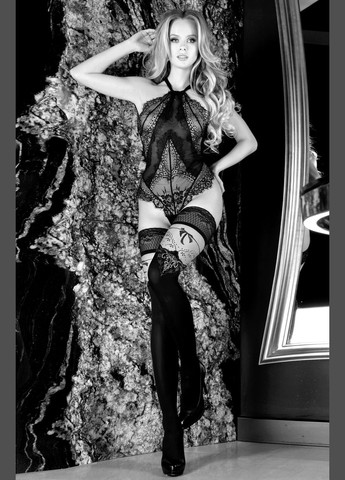 Чулки Gold Elixir с бантиками и черным кружевом, Ballerina's Secret (334709724)