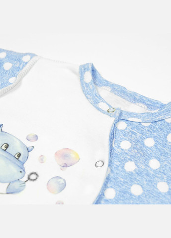 Человек от трех месяцев с принтом бегемотик Toto Tunes (315893571)