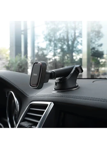 Автотримач для телефона CA42 Cool Journey in-car dashboard holder with stretch rod Black/Red Hoco (389915450)
