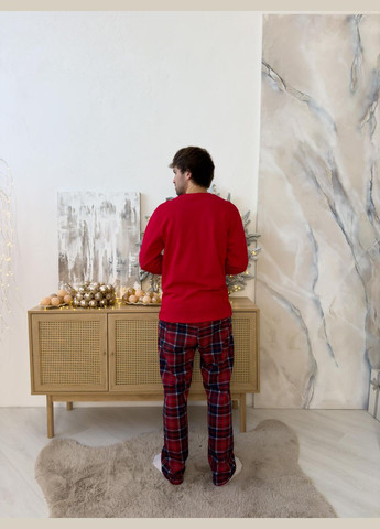 Пижама мужская новогодняя теплая "Winter Holiday", красно-синий Cosy (352769752)