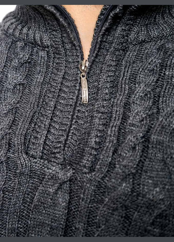 Темно-серый зимний мужской свитер цвет темно-серый cb-00236422 Bektas