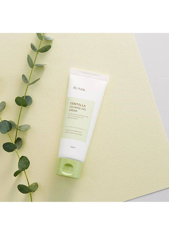 Iunik Крем-гель для чувствительной кожи лечащий с экстрактом центеллы Centella Calming Gel Cream 60ml — Крем, Южная Корея (292323676)