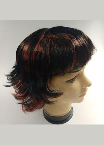 Парик каскад коричнево-черный маскарад косплей вечеринка фотосессия+подарок No Brand (342384788)