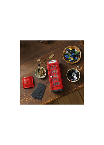 Ideas Червона лондонська телефонна будка 1460 деталей (21347) Lego (307288316)