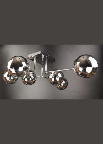 Потолочная люстра на 6 лампочек 25892 Хром 21х72х78 см. Sunnysky (364502107)