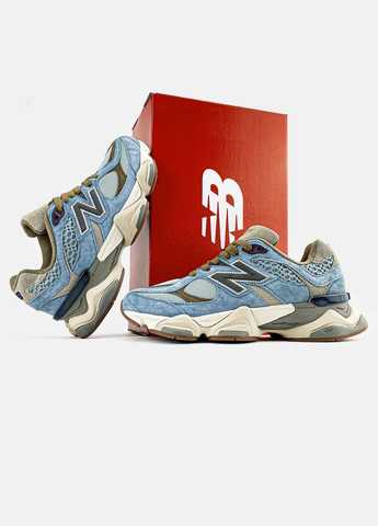 Блакитні всесезон кросівки чоловічі і жіночі new balance 9060 x bodega blue heize | нью беланс 9060 сині No Brand
