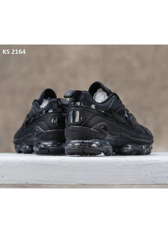 Черные демисезонные кроссовки мужские nike air vapormax evo black найк аир вапормакс No Brand