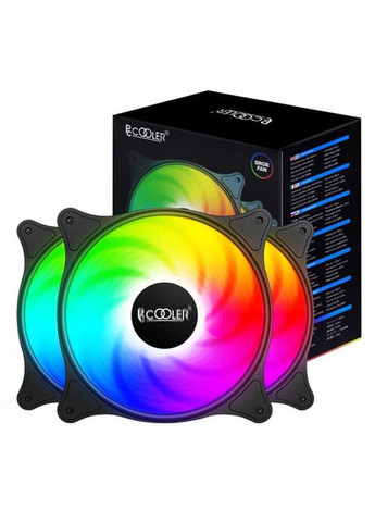 Вентилятор FX 120 ARGB BK 3in1 PCCooler (347587158)