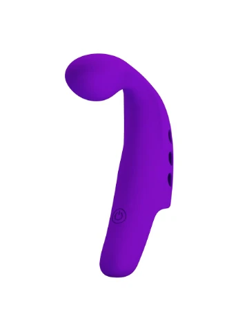 Багатофункціональна вібронасадка на палець серії Fingering Vibrator Gorgon PURPLE, BI-210298-1 Pretty Love (383067563)