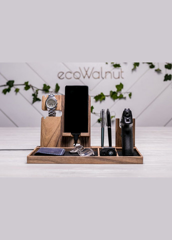 Подставка для пистолета, телефона и часов «Leon killer» Необычный подарок для парня EcoWalnut (293850355)