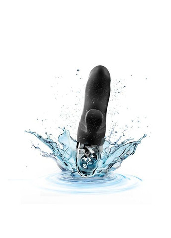 Вібратор-кролик з електростимуляцією Mystim Hop Hop Bob Black Edition No Brand (366878433)