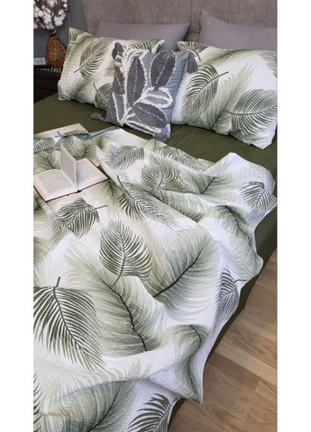 Постельное белье с резинкой Осман DUO, ранфорс гофра (жатка) Полуторный размер, наволочки 70/70 No Brand (364219621)