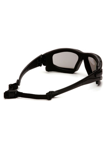 Окуляри захисні з ущільнювачем i-Force Slim (silver mirror) Anti-Fog, дзеркальні сірі Pyramex (370271122)