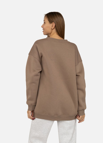 Коричневий жіночий світшот колір коричневий cb-00263184 Yuki (309020557)